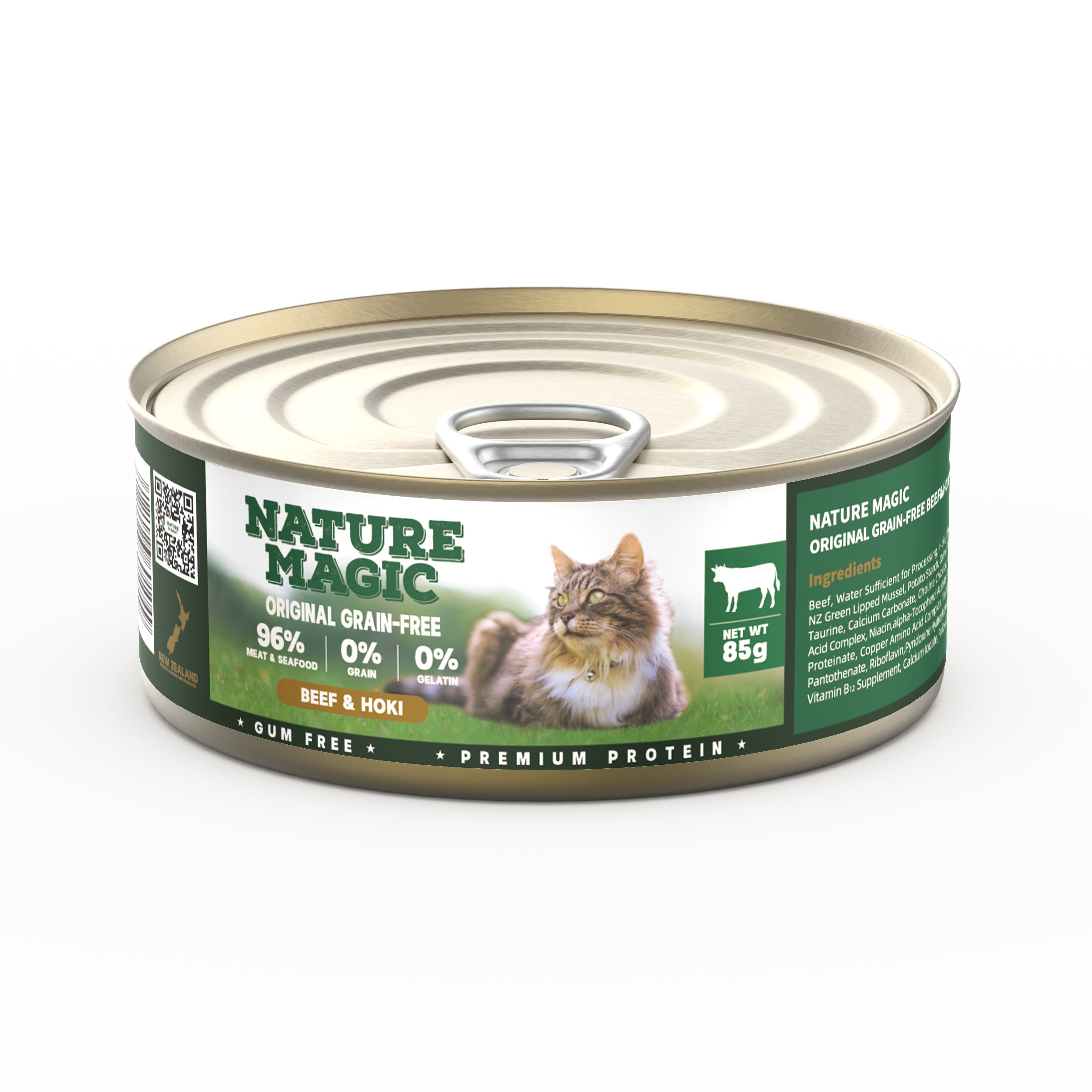 經典無穀-牛肉鱈魚成貓主食罐